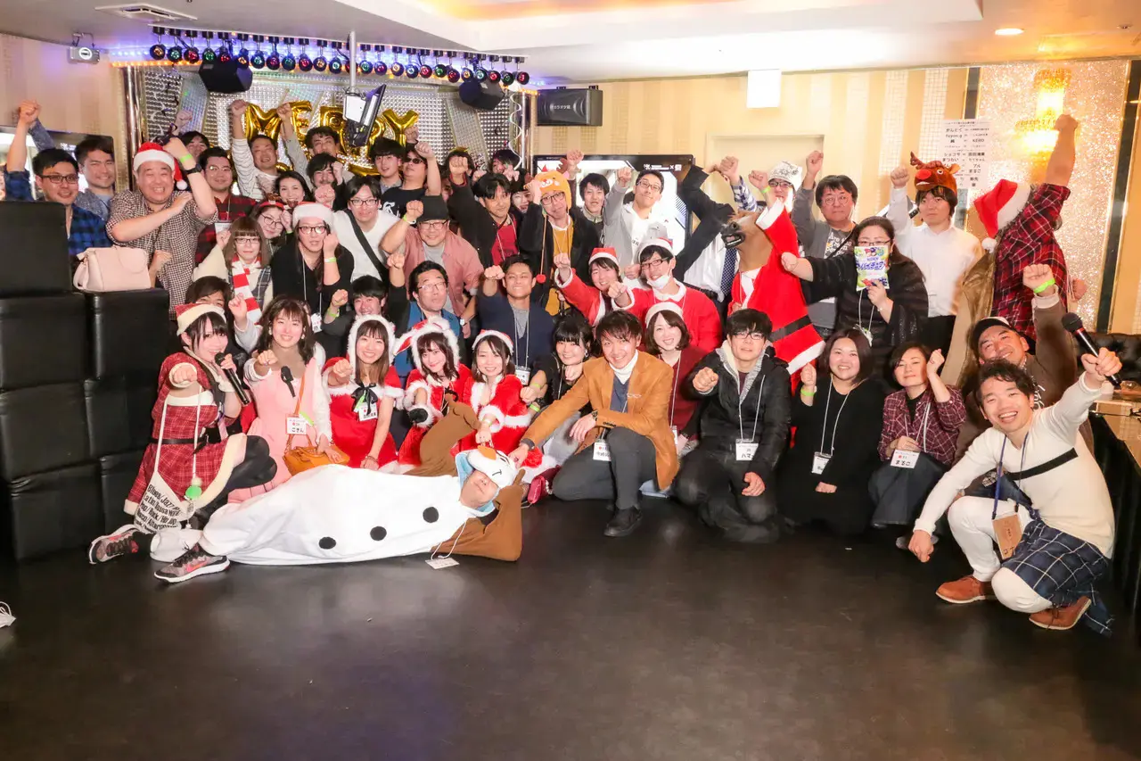 2019年12月14日 グッ会クリスマスパーティー・忘年会の集合写真